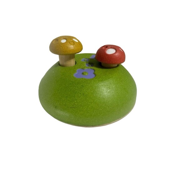 PlanToys Classic Wooden Pounding Mushrooms Infant/Toddler Toy- Hard To Find - Picture 3 of 9